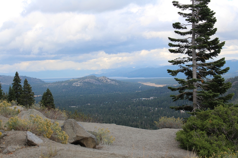 Fra vejen til Lake Tahoe